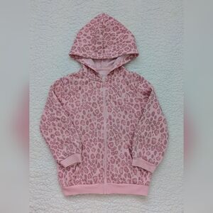 Okie Dokie Pink Leopard Hoodie Size 5T